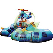 Dog inflatable amusement park